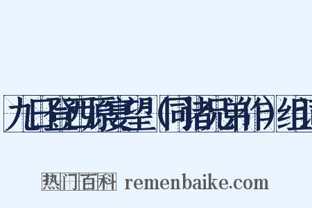 九日登西原宴望（同诸兄弟作）组词是什么意思的图片